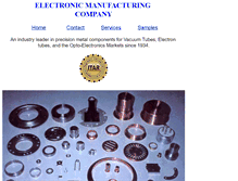 Tablet Screenshot of elecmfgco.com